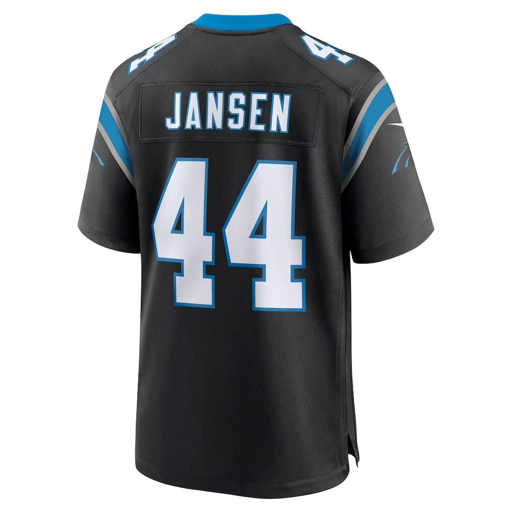PETTCS C.Panthers #44 J.J. Jansen Black Team Game Jersey