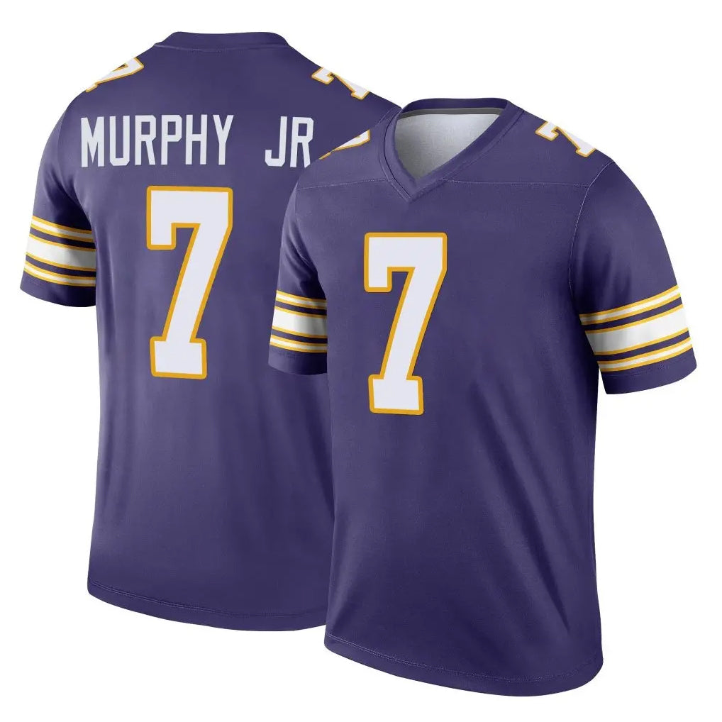 M.Vikings #7 Byron Murphy Jr. Player Purple Limited Classic Home Game PETTCS Stitched Jerseys