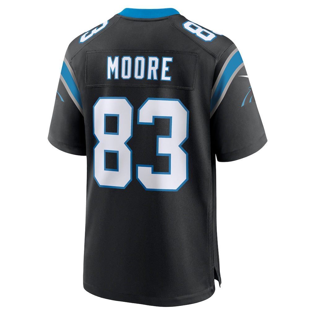 PETTCS C.Panthers #83 David Moore Black Game Jersey