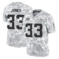 M.Vikings #33 Aaron Jones Sr. Player Arctic Camo Salute To Service Limited Game PETTCS Stitched Jerseys