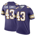 M.Vikings #43 Andrew Van Ginkel Player Purple Limited Classic Home Game PETTCS Stitched Jerseys