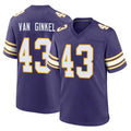 M.Vikings #43 Andrew Van Ginkel Player Purple Classic Home Game PETTCS Stitched Jerseys