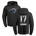 LA.Rams #17 Davante Adams Player Black Pullover Hoodie Limited Game STECN Stitched Jerseys