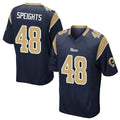 LA.Rams #48 Omar Speights Player Navy Home Game PETTCS Stitched Jerseys