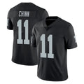 LV.Raiders #11 Jeremy Chinn Player Black Limited Vapor Untouchable Home Game PETTCS Stitched Jerseys