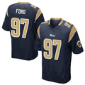 LA.Rams #97 Poona Ford Player Navy Home Game PETTCS Stitched Jerseys