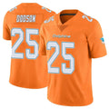 M.Dolphins #25 Tyrel Dodson Player Orange Limited Home Game PETTCS Stitched Jerseys