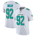 M.Dolphins #92 Zach Sieler Player White Limited Vapor Untouchable Home Game PETTCS Stitched Jerseys