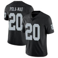 LV.Raiders #20 Isaiah Pola-Mao Player Black Limited Vapor Untouchable Home Game PETTCS Stitched Jerseys