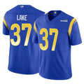 LA.Rams #37 Quentin Lake Player Royal Limited Vapor F.U.S.E. Home Game PETTCS Stitched Jerseys