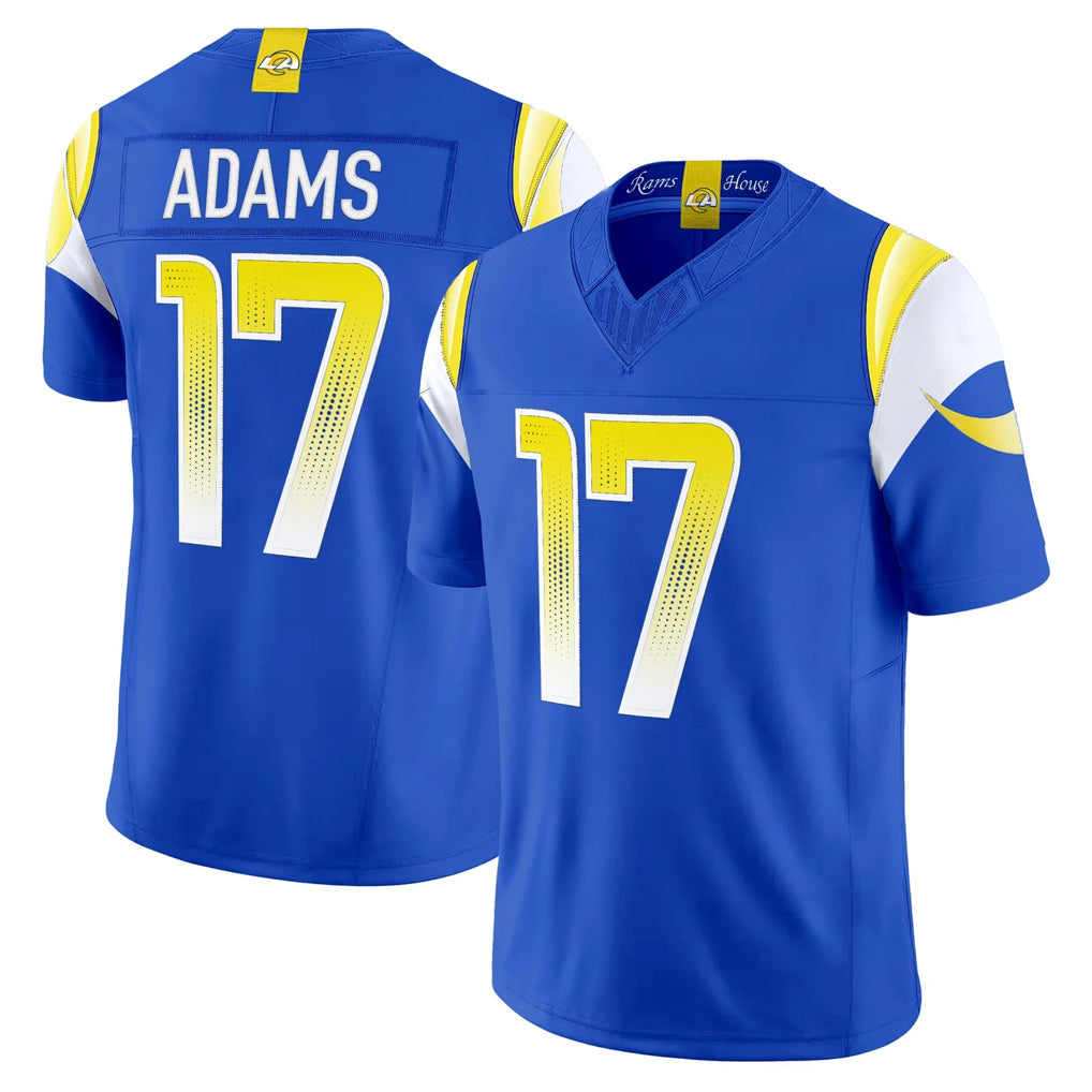 LA.Rams #17 Davante Adams Player Royal Rivalries Vapor Limited Home Game STECN Stitched Jerseys