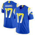 LA.Rams #17 Davante Adams Player Royal Rivalries Vapor Limited Home Game STECN Stitched Jerseys