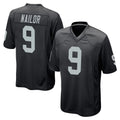 LV.Raiders #9 Jalen Nailor Player Black Home Game PETTCS Stitched Jerseys