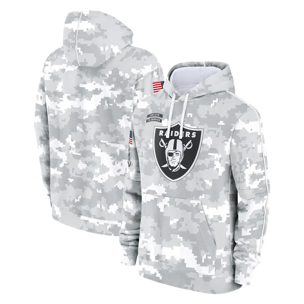 LV.Raiders ## Raiders Blank Player Arctic Camo Salute to Service Hoodies Limited Game PETTCS Stitched Jerseys
