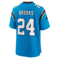 PETTCS C.Panthers #24 Jonathon Brooks Blue Alternate Game Player Jersey