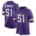 M.Vikings #51 Blake Cashman Player Purple Home Game PETTCS Stitched Jerseys