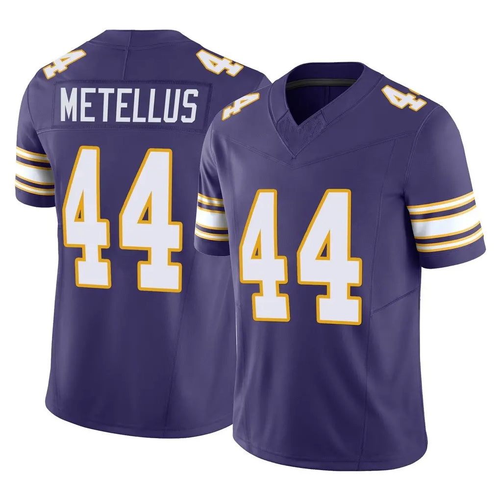 M.Vikings #44 Josh Metellus Player Purple Limited Classic Vapor F.U.S.E. Home Game PETTCS Stitched Jerseys