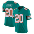 M.Dolphins #20 Jordyn Brooks Player Aqua Limited Alternate Vapor Untouchable Home Game PETTCS Stitched Jerseys