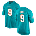 M.Dolphins #9 Joshua Uche Player Aqua Home Game PETTCS Stitched Jerseys