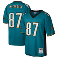 J.Jaguars #87 Keenan McCardell?Player Teal Mitchell & Ness Legacy Home Game PETTCS Stitched Jerseys