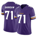 M.Vikings #71 Christian Darrisaw Player Purple Limited Vapor F.U.S.E. Home Game PETTCS Stitched Jerseys