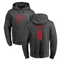 A.Falcons #4 Jahan Dotson Player Gray Pullover Hoodies Home Game PETTCS Stitched Jerseys