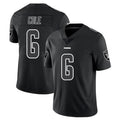 LV.Raiders #6 A.J. Cole Player Black Limited Black Impact Home Game PETTCS Stitched Jerseys