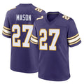 M.Vikings #27 Jordan Mason Player Purple Classic Home Game PETTCS Stitched Jerseys