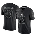M.Dolphins #83 Kevin Coleman Jr. Player Black Reflective Limited Game PETTCS Stitched Jerseys
