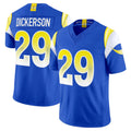 LA.Rams #29 Eric Dickerson Player Royal Rivalries Vapor Limited Home Game PETTCS Stitched Jerseys