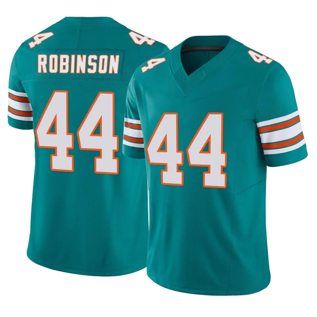 M.Dolphins #44 Chop Robinson Player Aqua Limited Alternate Vapor F.U.S.E. Home Game PETTCS Stitched Jerseys