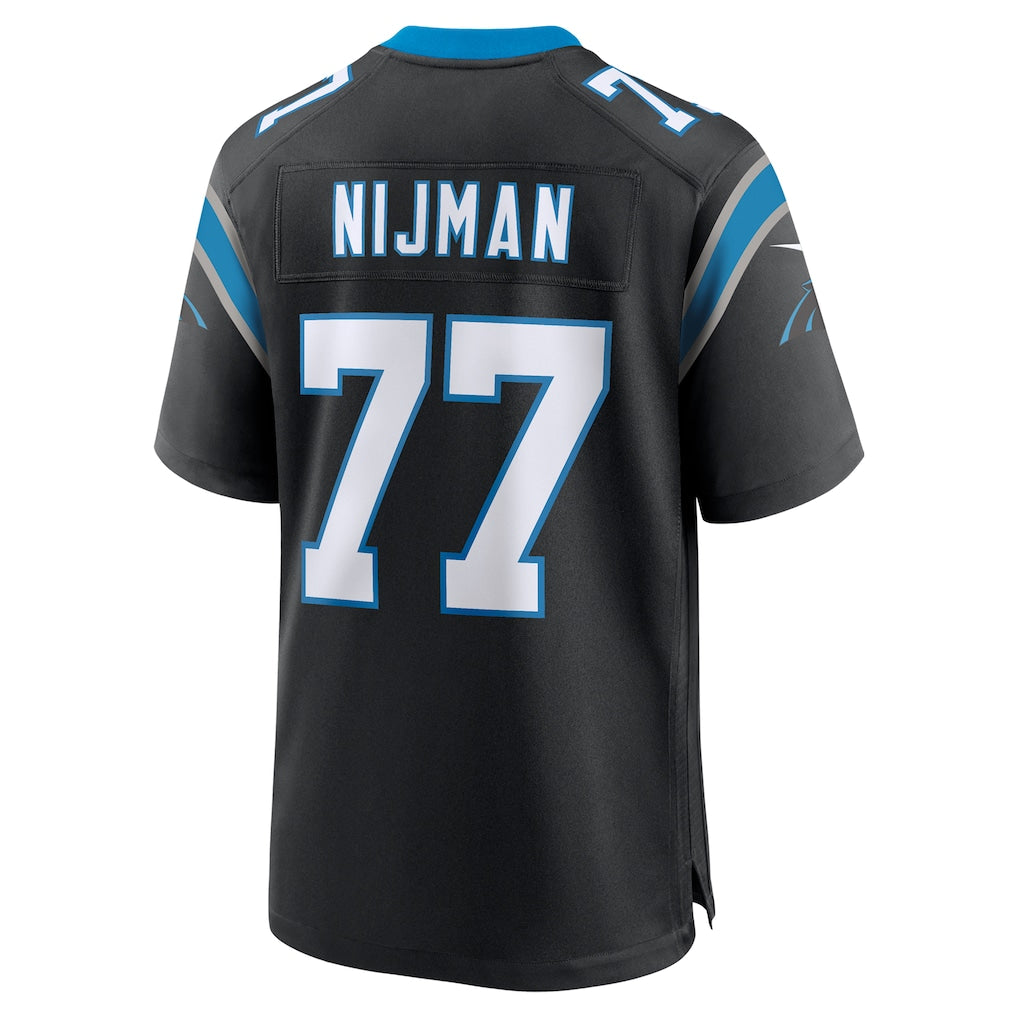 PETTCS C.Panthers #77 Yosh Nijman Black Game Jersey