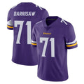 M.Vikings #71 Christian Darrisaw Player Purple Limited Vapor Untouchable Home Game PETTCS Stitched Jerseys