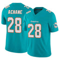 M.Dolphins #28 De'Von Achane Player Aqua Limited Vapor F.U.S.E. Home Game PETTCS Stitched Jerseys