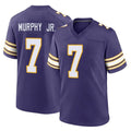 M.Vikings #7 Byron Murphy Jr. Player Purple Classic Home Game PETTCS Stitched Jerseys