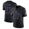 M.Vikings #27 Jordan Mason Player Black Impact LImited Home Game PETTCS Stitched Jerseys