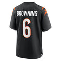 PETTCS C.Bengals #6 Jake Browning Black Retired Player Jersey