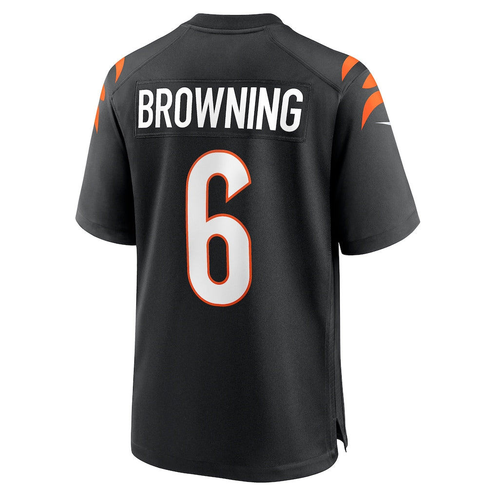 PETTCS C.Bengals #6 Jake Browning Black Retired Player Jersey
