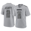 LV.Raiders #2 Ashton Jeanty Player Gray Atmosphere Fashion Limited Game PETTCS Stitched Jerseys