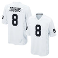 LV.Raiders #8 Kirk Cousins Player White Home Game PETTCS Stitched Jerseys
