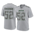 NY.Jets #52 Kingsley Enagbare Player Gray Limited Atmosphere Fashion Home Game PETTCS Stitched Jerseys