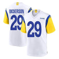 LA.Rams #29 Eric Dickerson Player White Home Game PETTCS Stitched Jerseys