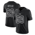 LV.Raiders #69 Adam Butler Player Black Limited Black Impact Home Game PETTCS Stitched Jerseys