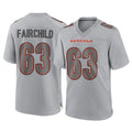 C.Bengals #63 Dylan Fairchild Player Gray Atmosphere Fashion Game PETTCS Stitched Jerseys
