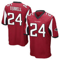 PETTCS A.Falcons #24 A.J. Terrell Jr. Player Red Color Vapor Home Game Stitched Jerseys
