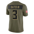 PETTCS A.Falcons #3 Jessie Bates III Player Olive Salute To Service Limited Home Game Stitched Jerseys
