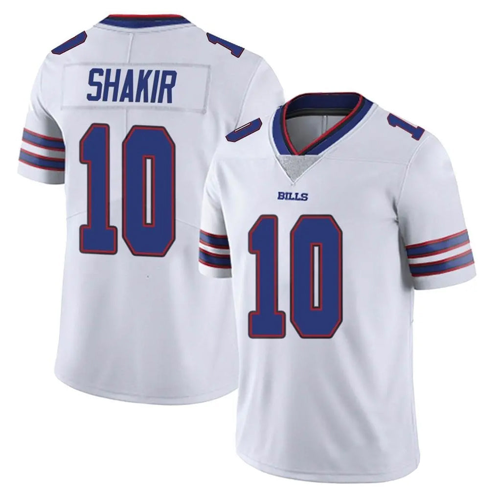 PETTCS B.Bills #10 Khalil Shakir Player White Vapor Untouchable Limited Stitched Jerseys