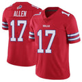 PETTCS B.Bills #17 Josh Allen Player Red Vapor Untouchable Limited Home Game Stitched Jerseys
