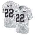 PETTCS B.Bills #22 Ray Davis Player Arctic Camo Salute to Service Limited Stitched Jerseys
