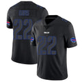 PETTCS B.Bills #22 Ray Davis Player Limited Black Impact Stitched Jerseys
